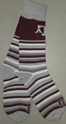 ST22a NCAA TEXAS A&M AGGIES Crew Socks OSFM One Size Fits Most FREE SHIPPING