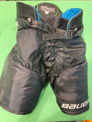 Black Junior Small Bauer X Hockey Pants (Used)