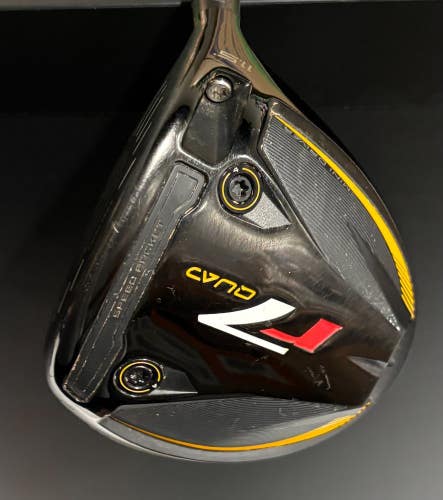 TaylorMade r7 Quad Mini Driver 11.5* Stiff Fujikura Speeder 60g RH USED