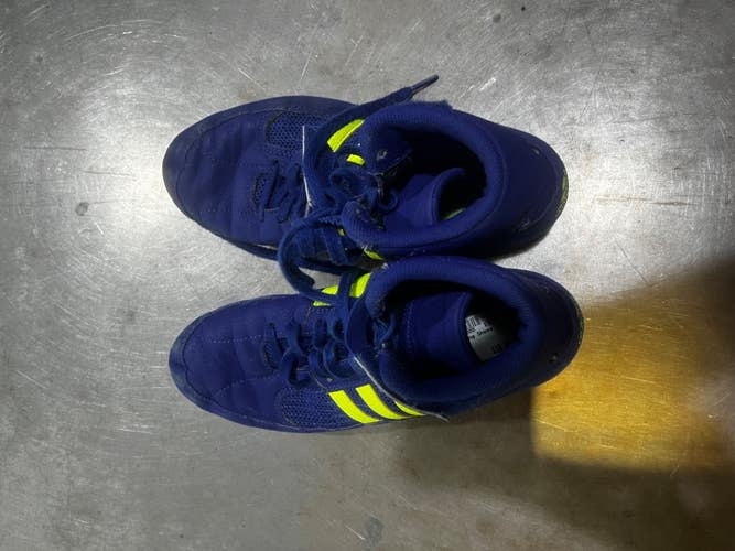 Used Adidas Wrestling Shoes Royal Blue Junior 06 11605-S000221924