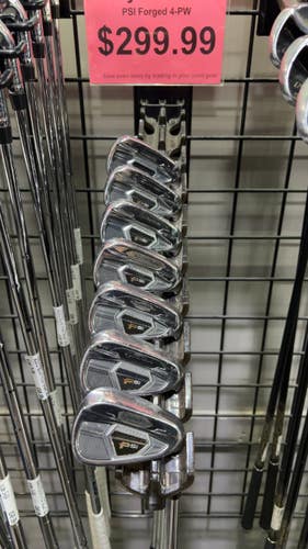 Used Taylormade PSI FORGED Mens Iron Set RH 4I-PW 11605-S000223545