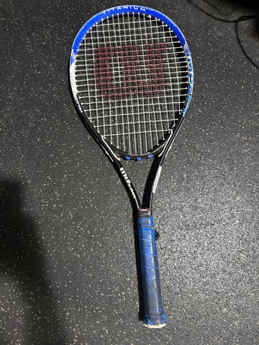 Used Wilson IMPACT Adult Tennis Racquet Royal Blue 4 1/4" 11605-C000226109