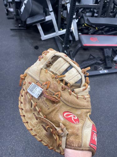 Used Rawlings GOLD GLOVE ELITE SERIES BB/SB First Base LH Throw Brown 13" 11337-S000494595