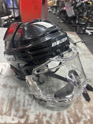 Used Bauer REAKT Helmet Cage Combo Black MD 11337-S000496027