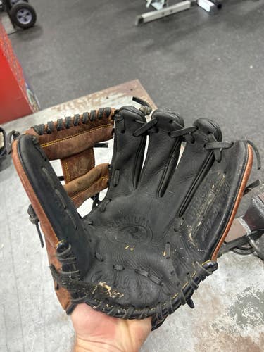 Used Rawlings PREMIUM SERIES BB/SB Glove RH Throw Black 11 1/4" 11337-S000497368