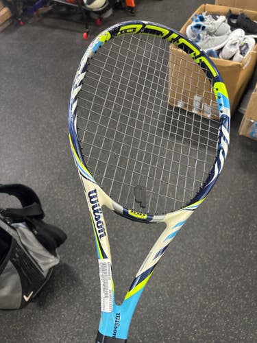 Used Wilson BLX Adult Tennis Racquet Royal Blue Unknown 11337-S000498810