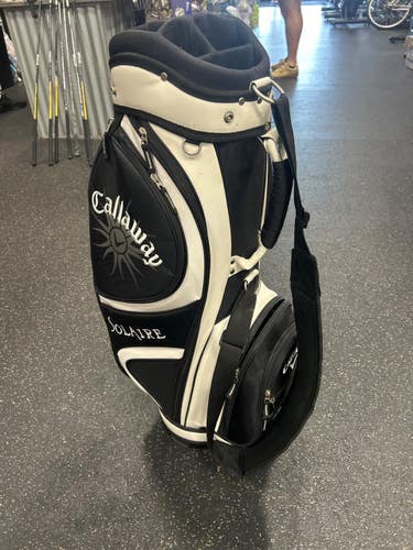 Used Callaway SOLAIRE Mens Cart Bag Black 11337-S000498899