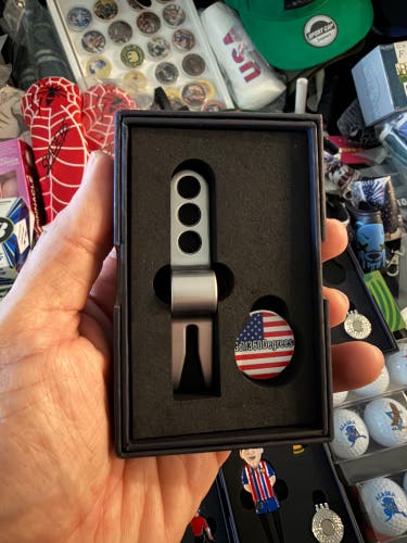 Golf360Degrees divot tool plus USA ball marker