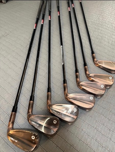 TaylorMade P790 Copper Iron Set with KBS Shafts