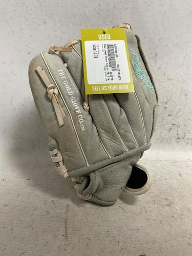 Used Rawlings SCSB110M BB/SB Glove RH Throw Grey 11" 11855-S000211460