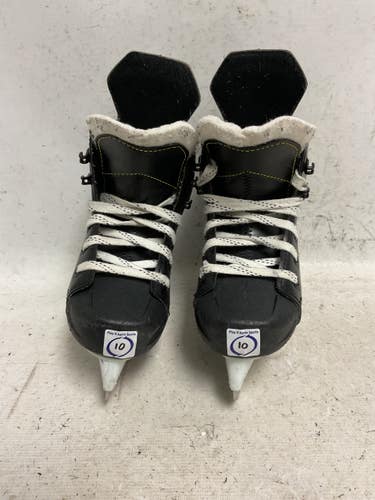 Used CCM TACKS AS 550 Youth Hockey Skate White/Black/Yellow Youth 10.0 11855-S000211417