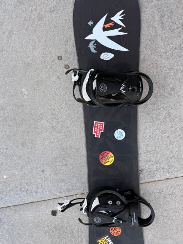 Salomon Highpath Snowboard All Mountain With Bindings Stiff Flex Directional 147 cm (Used)