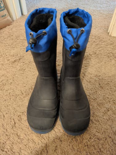 Black Unisex Size M 6.0 (W 7.0) Boots (Used)