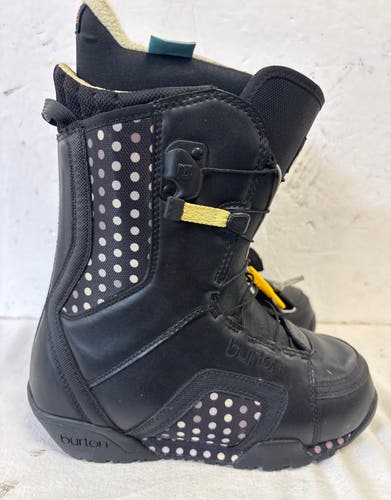 Women's Size M 6.0 (W 7.0) Burton Emerald Snowboard Boots (Used)