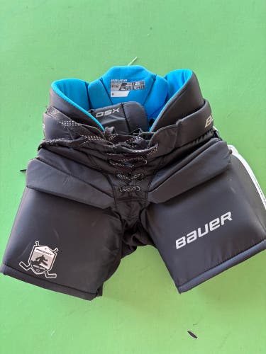 Black Youth Small / Medium Bauer Prodigy GSX Hockey Goalie Pants