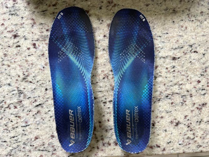Bauer Aetrex Skate Orthotics insoles Size 5 Fit B