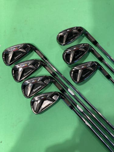Men's TaylorMade 2016 M2 Iron Set Right Handed Stiff Flex (Used)