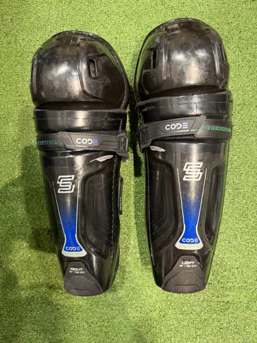 Junior Sher-Wood Code Encrypt 1 Shin Pads 13" (Used)