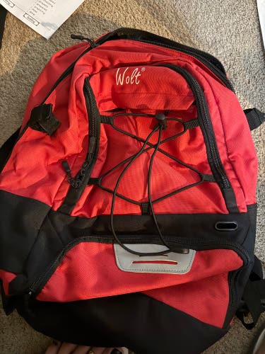 Wolt Red Lacrosse Bag