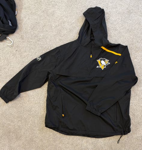 Pro Stock New Fanatics Pro Authentic Pittsburgh Penguins 1/4 Zip Windbreaker