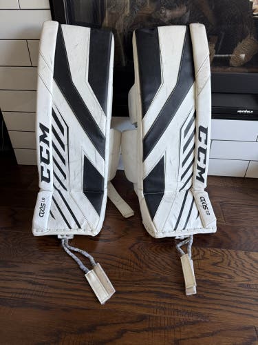 32+1 CCM Axis 1.9 Goalie Leg Pads (Used)