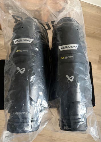 Senior Bauer Supreme M5 Pro 15" Shin Pads (New)