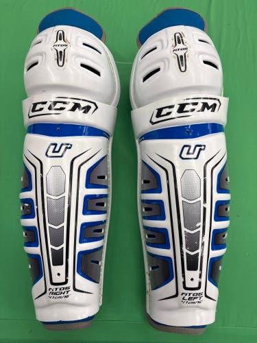 CCM U+ Shin Pads Senior 16"