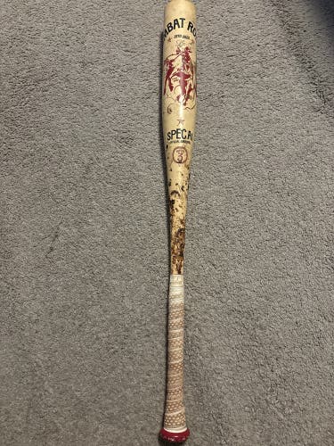2025 Combat MFG Spec A1 Alloy BBCOR Certified Bat (-3) 28 oz 31" (Used). Number 3.