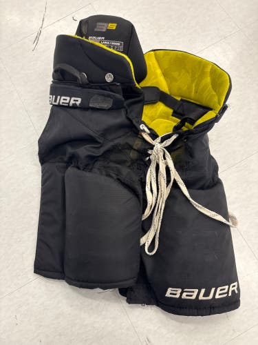 Junior Large Bauer Supreme 3S Hockey Pants (Used)