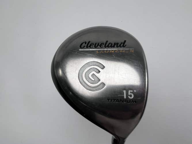 Cleveland Launcher Titanium 3 Fairway Wood 15* Launcher Gold 65g Stiff RH