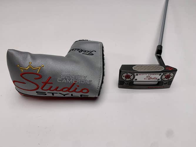 Scotty Cameron Studio Style Squareback 2 2025 Putter 34" Custom Black RH HC