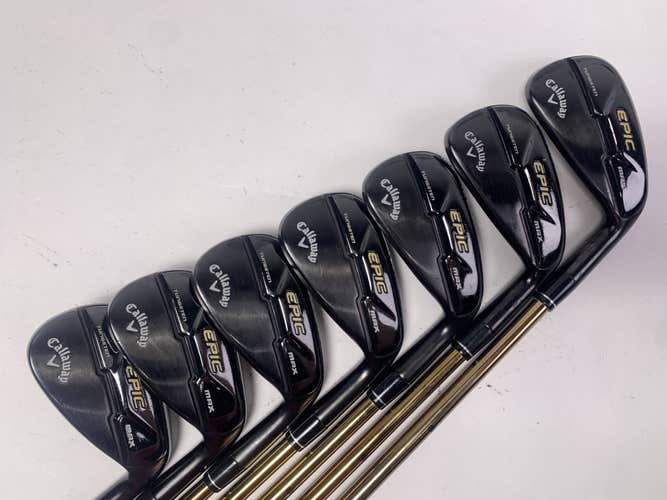 Callaway EPIC MAX Star Iron Set 5-PW+AW ATTAS Speed Series 50g Senior RH