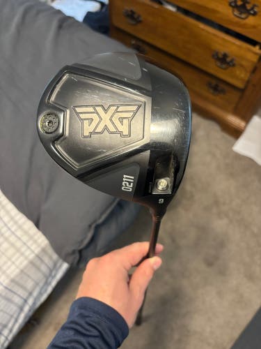 Men's 2022 PXG 0211 Right Handed Driver Extra Stiff Flex 9 Loft Graphite Shaft 45.75" (Used)
