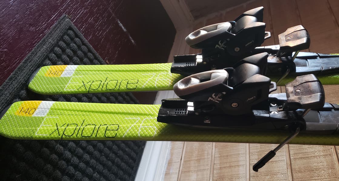 140cm Adult SKIS Elan Explore 76 e-Rise w/ELAN ESP10 BINDINGS