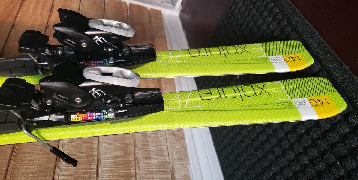 140cm Adult SKIS Elan Explore 76 e-Rise w/ELAN ESP10 BINDINGS