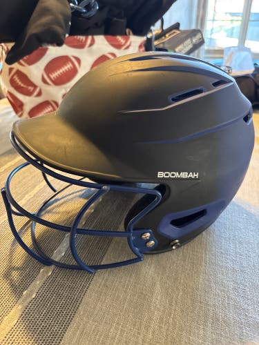 Full face Boombah softball helmet