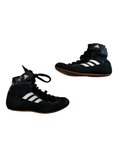 Used Adidas Wrestling Shoes Black Youth 10.0 11873-S000237062