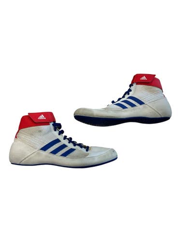 Used Adidas Wrestling Shoes White Senior 7 11873-S000246157