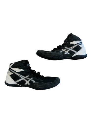 Used Asics MATFLEX Wrestling Shoes Black Junior 03.5 11873-C000250144