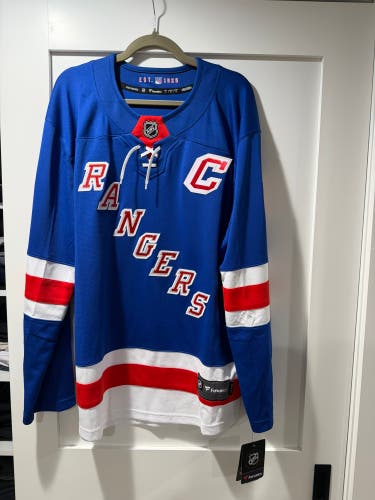 Brand NewFanatics New York Rangers JT Miller Jersey w “C”