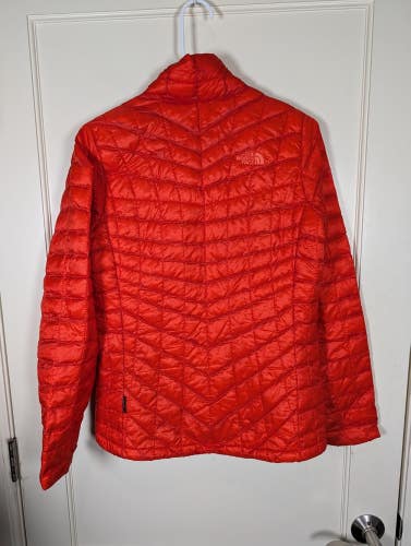 The North Face ThermoBall Jacket Women's Size: S Lightweight Full Zip Orange