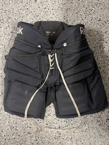 Junior Medium 2013 Reebok 18k Hockey Goalie Pants (Used)