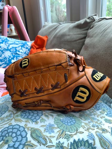 Wilson A2000 LH Pitcher's Baseball Glove 11.75" dual hinge A2002 a2000L retro euc left handed
