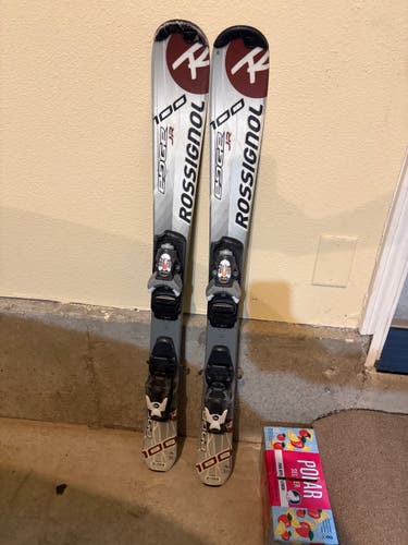 Kid's Rossignol 100 cm All Mountain Skis With Bindings (Used)
