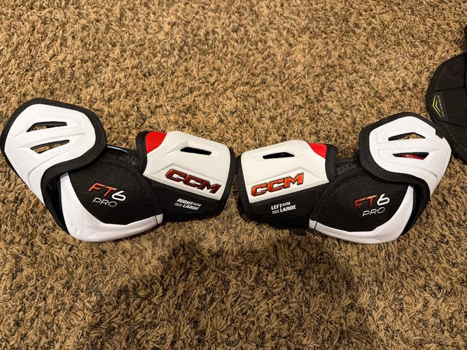 Senior Large CCM JetSpeed FT6 Pro Elbow Pads (Used)