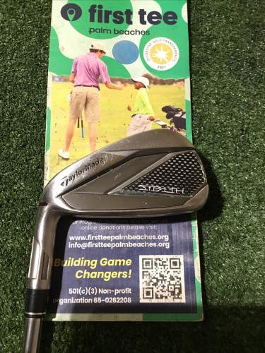 Taylormade Left Handed Stealth 5 Iron Stiff KBS Max MT 85 Steel Shaft 38.5 VGC