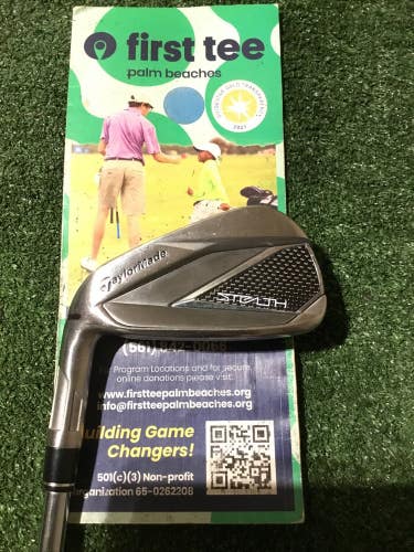 Taylormade Left Handed Stealth 6 Iron Stiff KBS Max MT 85 Steel Shaft 38 *VGC*