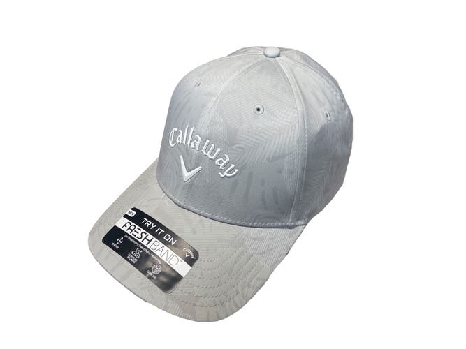 NEW 2026 Callaway Liquid Metal Grey Palm Breeze Adjustable Golf Hat/Cap