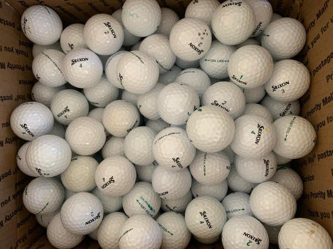 50 SRIXON SOFT FEEL LADY WHITE Used Golf Balls AAA