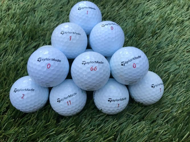 100 TAYLORMADE Mix WHITE Near Mint Used Golf Balls AAAA